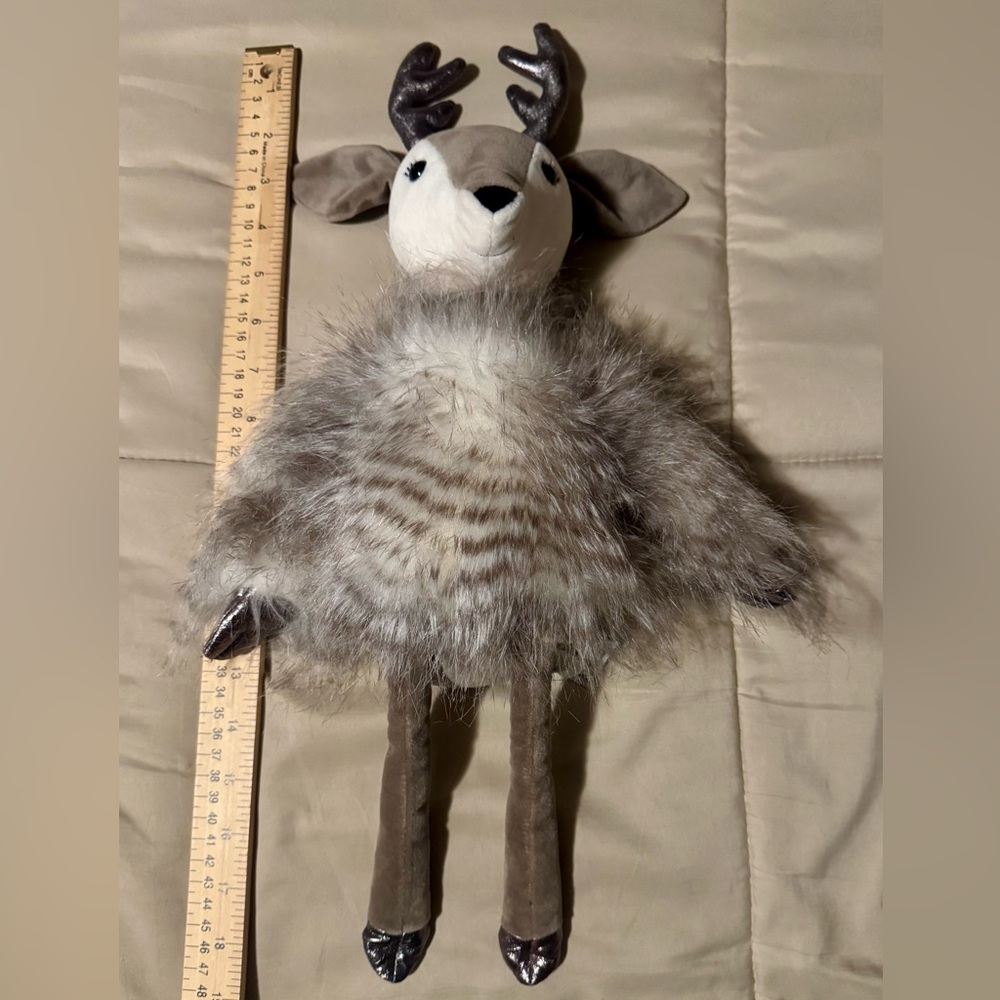 Jellycat Plush Reindeer in Gray and Brown